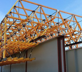 Flexible and efficient bridge formwork system