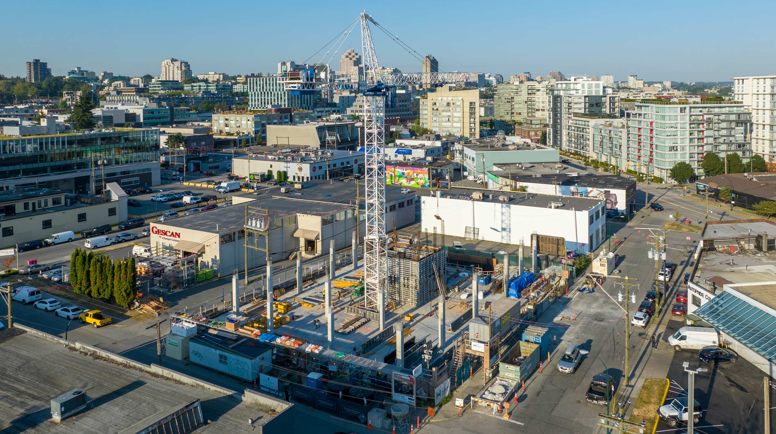 Located in the heart of Vancouver’s vibrant neighbourhood, Mount Pleasant, Ofiswerks is a brand-new development of commercial office building.