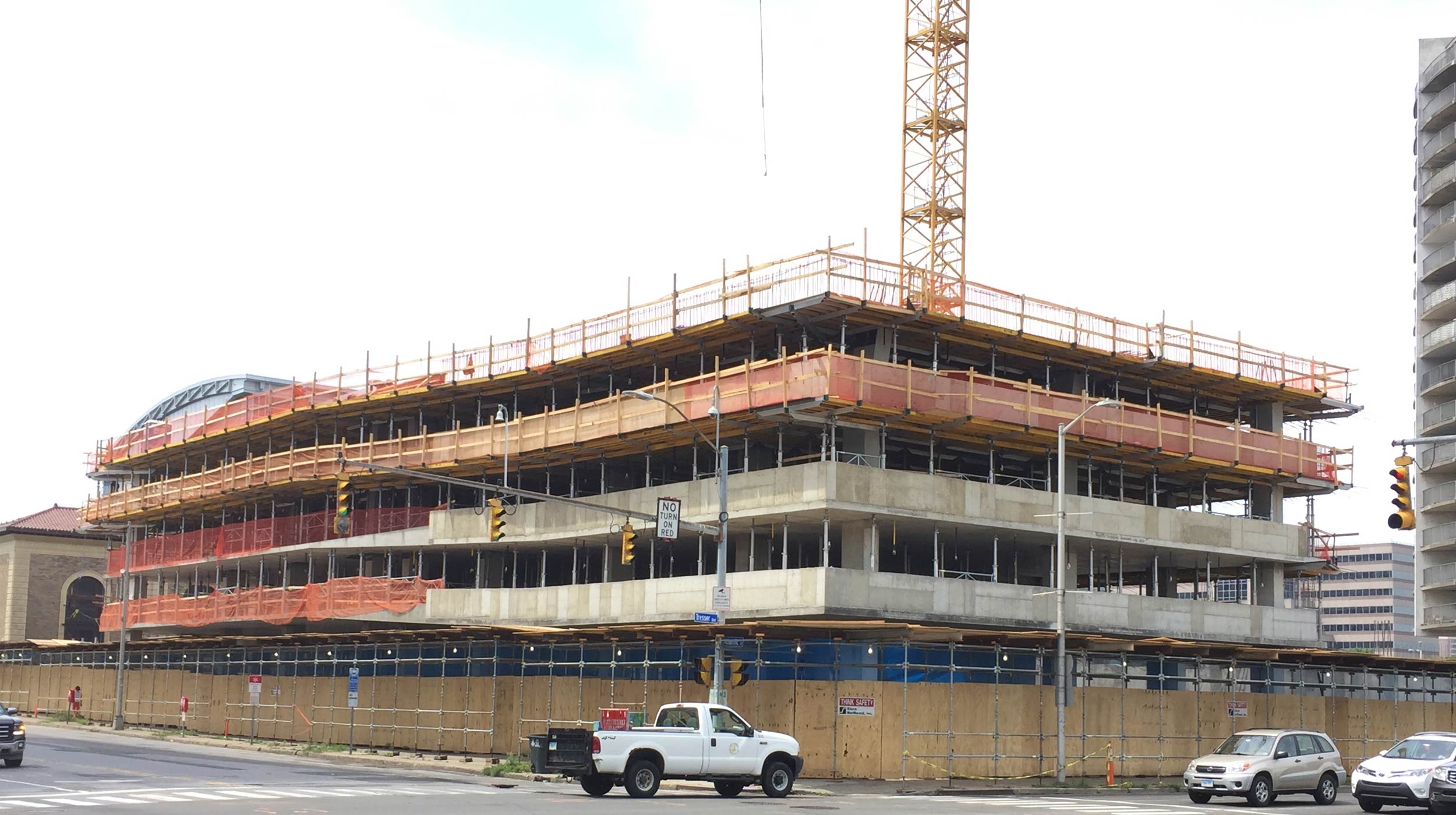 Atlantic Station is a mixed-use development which converted the historic U.S. Post Office on Atlantic Street in Stamford, CT into a retail center with two high-rise apartment complexes.