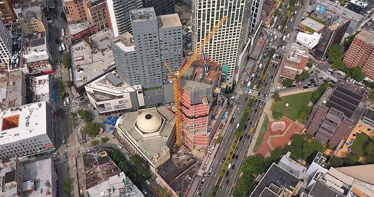 The Brooklyn Tower, New York, USA - February 2021