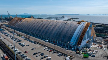 Westshore Terminals Potash Storage Building, British Columbia, Canada