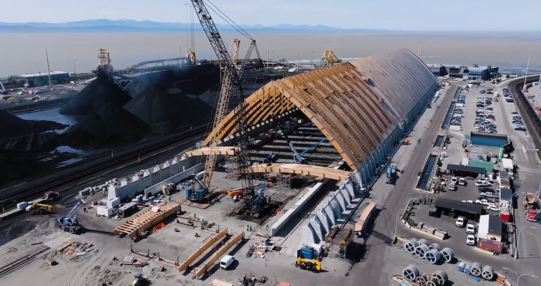 Westshore Terminals Potash Storage Building, BC