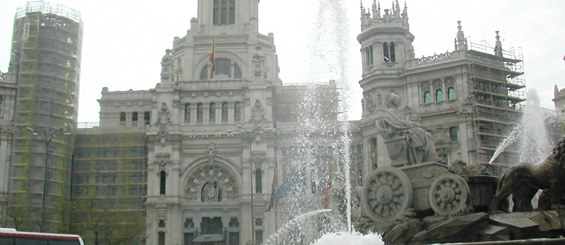 Restoration of the Palace of Communications, Madrid, Spain