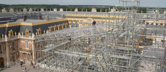 Restoration of the Palace of Versailles, France