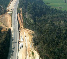 A-8 Cantabrian Highway. Ballota-Cadavedo Stretch, Spain