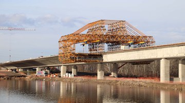 Bridge over the Danube, Bratislava, Slovakia