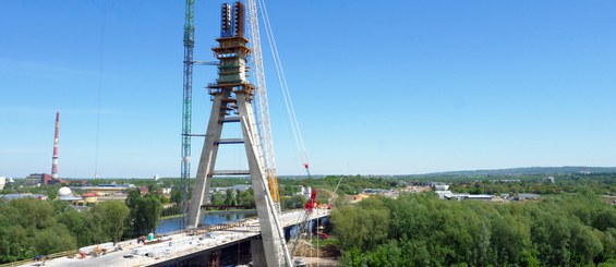 Bridge over the Wisłok River, Rzeszów, Poland