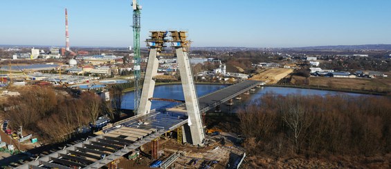 Bridge over the Wisłok River, Rzeszów, Poland