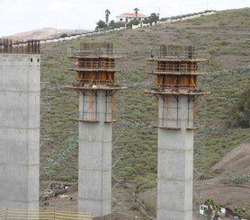 Bypass road in Las Palmas de Gran Canaria, Spain