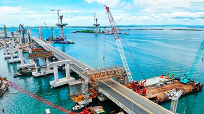 The Cebu - Cordova Link Expressway, Cebu, Philippines