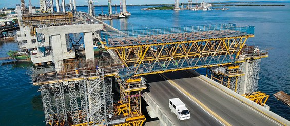 The Cebu - Cordova Link Expressway, Cebu, Philippines