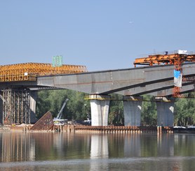 Maria Skłodowska-Curie Bridge, Warsaw, Poland