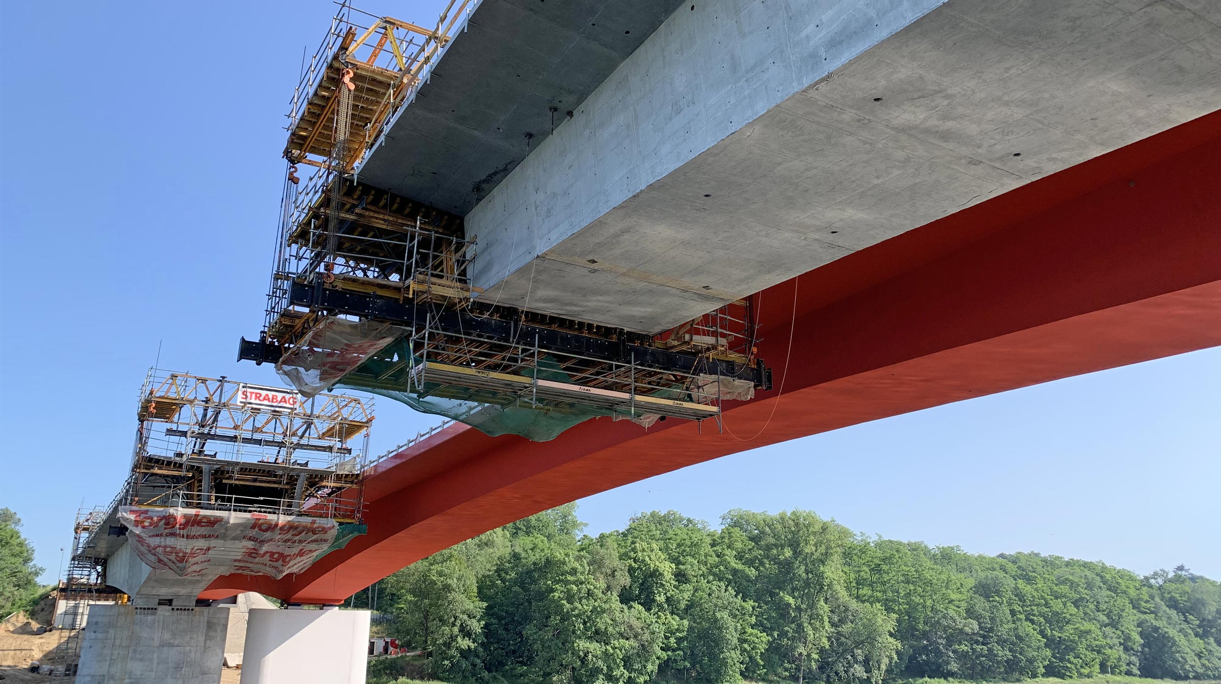 Building the second bridge in Cigacice is the last stage of the construction of the section of the S3 expressway in the Lubuskie Voivodeship, Poland.