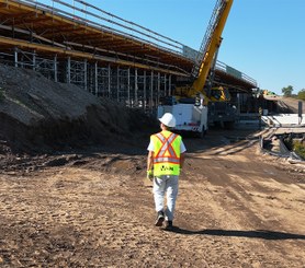 Roseville Bridge over Highway 401, Ontario, Canada