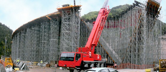 Access to the West Entrance of the Dels 2 Valires Tunnel, Andorra