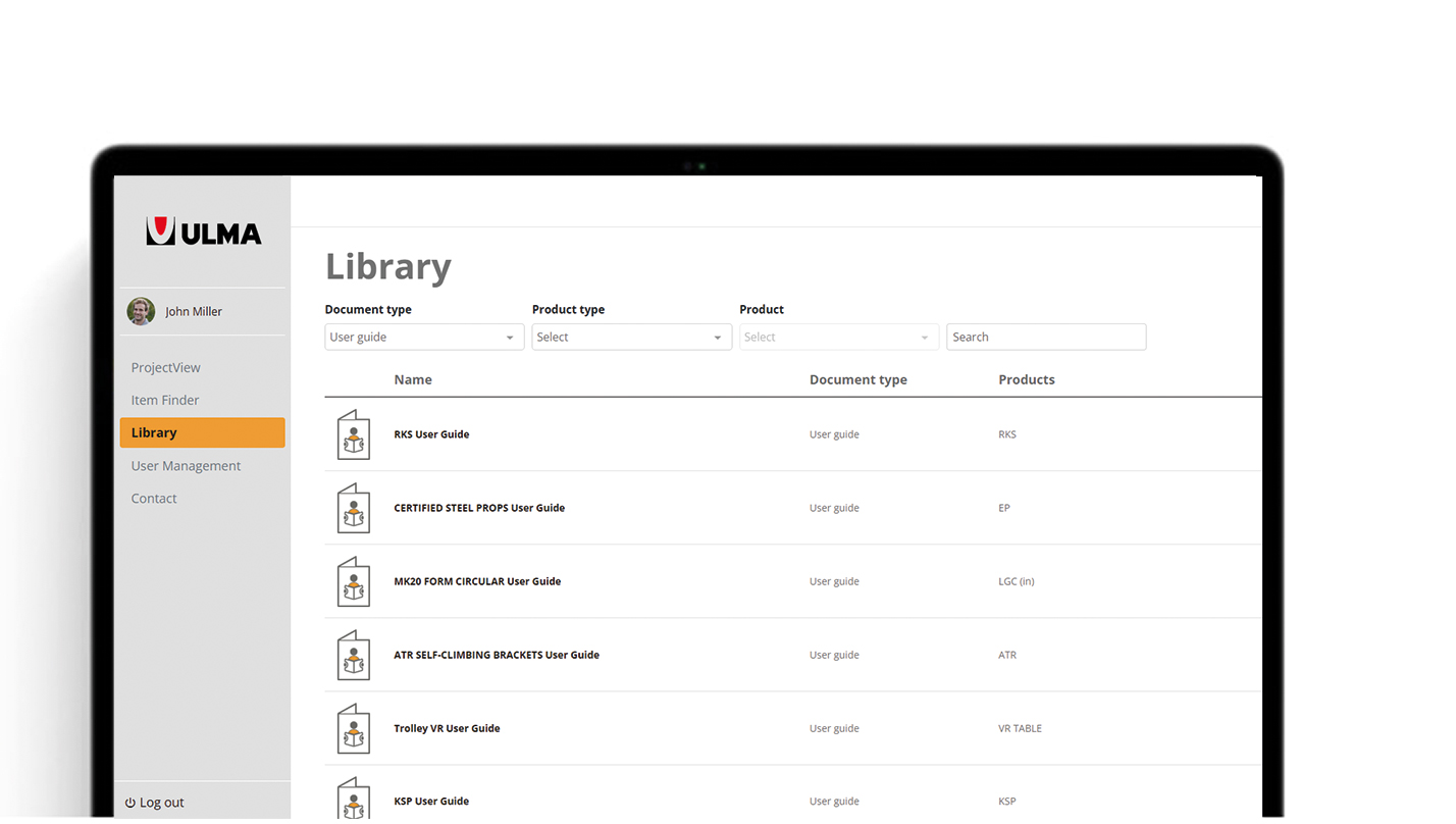 Multiple technical documents and a search engine. All in Library.