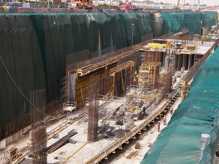 Comprehensive formwork and scaffolding systems at Riyadh Metro