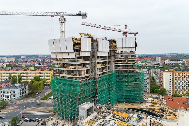 High performance and safety for Hanza Tower, Poland