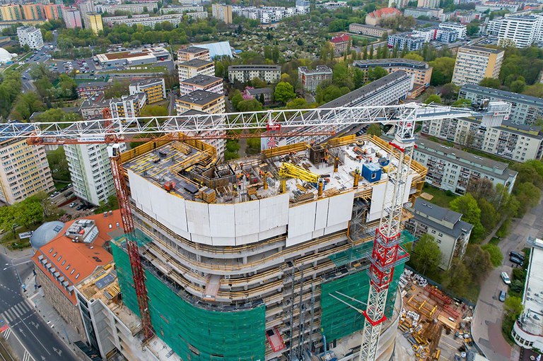 High performance and safety for Hanza Tower, Poland