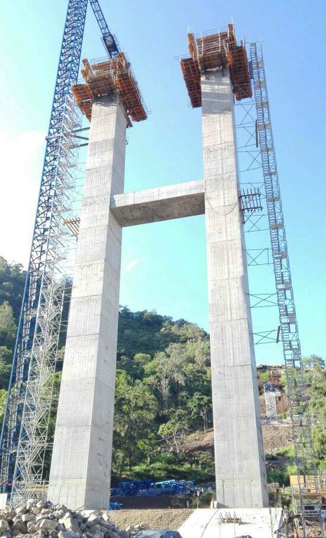 Hisgaura Bridge, the longest cable-stayed bridge in South America