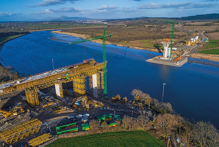 New Ross, the longest extradosed bridge in the world