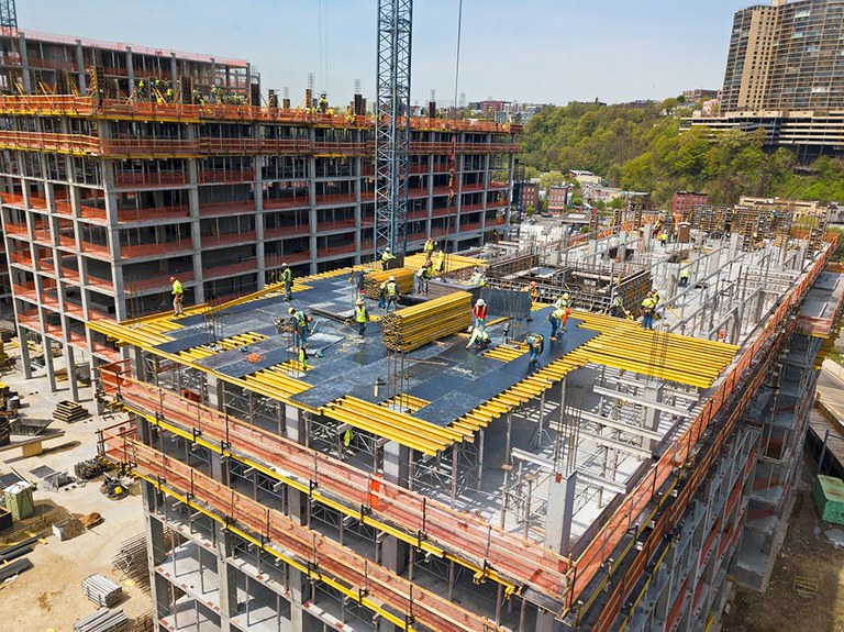 Productivity and safety at the 800 Harbor Boulevard building in New Jersey