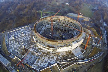 Tauron Arena, the largest sports arena in Poland