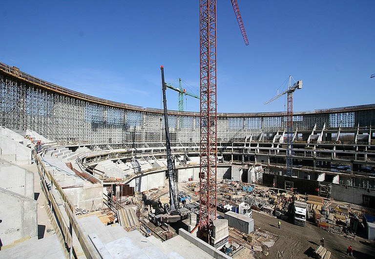 Tauron Arena, the largest sports arena in Poland