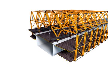 Chariot MK pour coffrage de ponts en composite