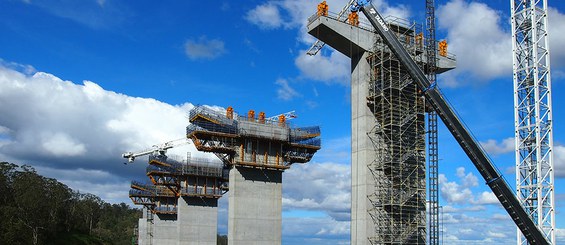 Support MK à service lourd pour la construction de ponts.