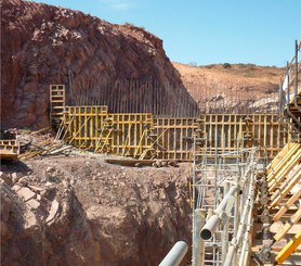 Barrage de Mularroya, Saragosse, Espagne