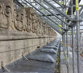 Rénovation de l’Arc de Triomphe, Paris, France