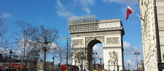 Rénovation de l’Arc de Triomphe, Paris, France